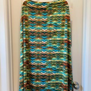 John Paul Richard Multi color Maxi Skirt Sz. L